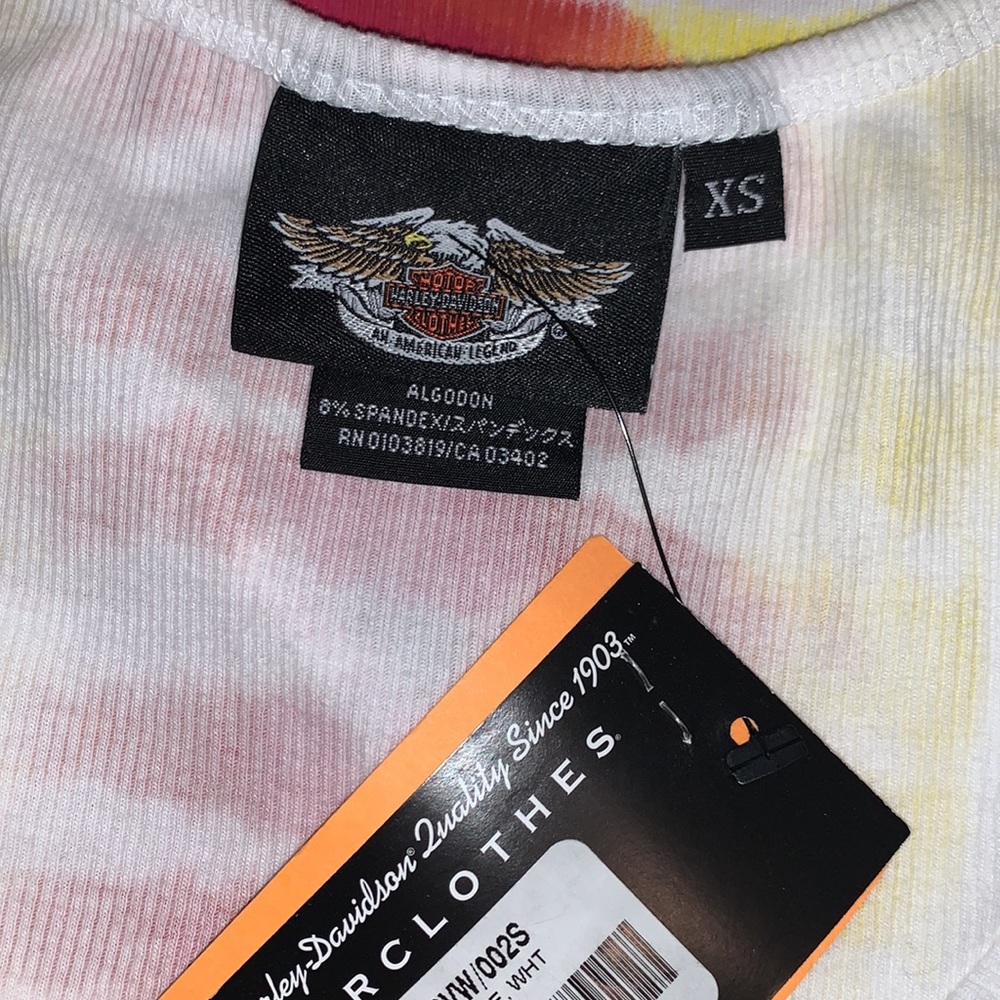 HARLEY-DAVIDSON BRAND NEW WITH TAGS SIZE XS TANK TOP - Picture 6 of 7